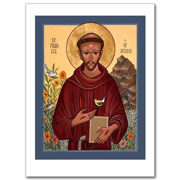 WCA6795 ST FRANCIS OF ASSISI CARD