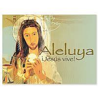 CA50153 ALELUYA JESUS VIVE CARD