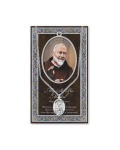 PADRE PIO MEDAL PWT INFO CARD