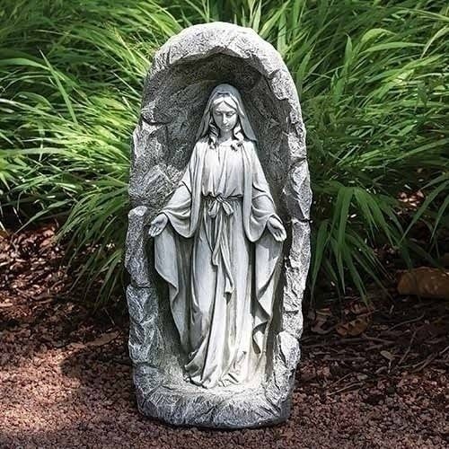 LED SOLAR GRACE GARDEN STATUE - 18.75&quot;H