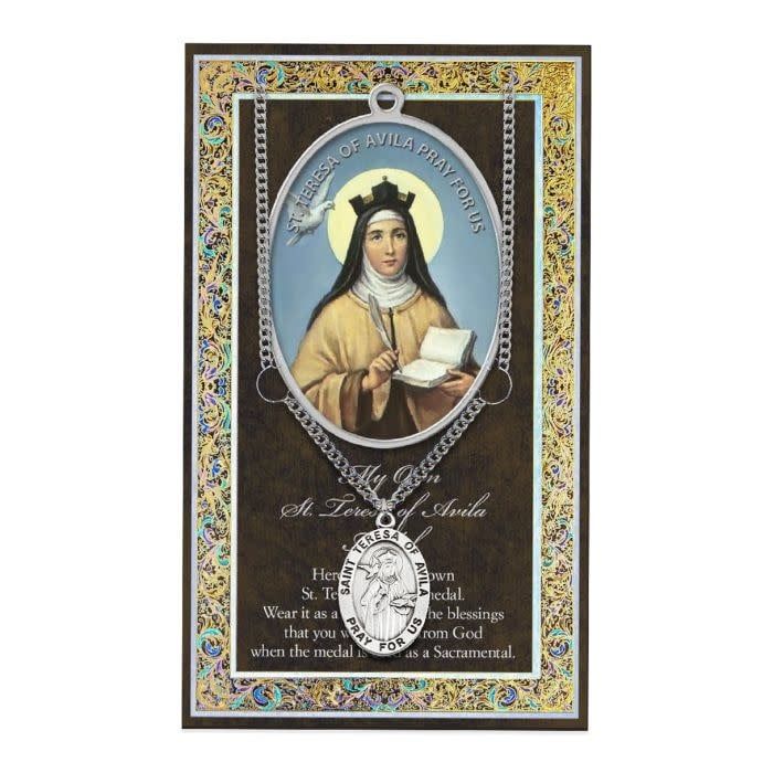 TERESA AVILA MEDAL PWT INFO CARD