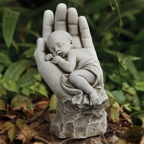 PALM OF HIS HAND 11.2&quot; STATUE