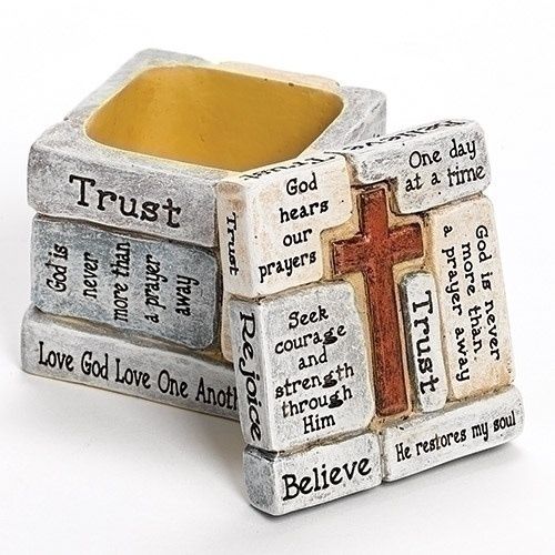 CROSSWORD TRINKET BOX - 2.25"H