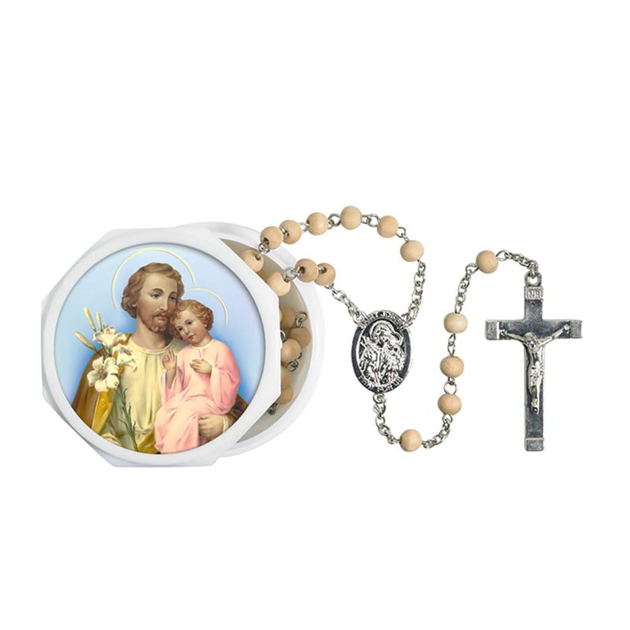 JOSEPH ROSARY 6MM W LILY SCENT - 18&quot;