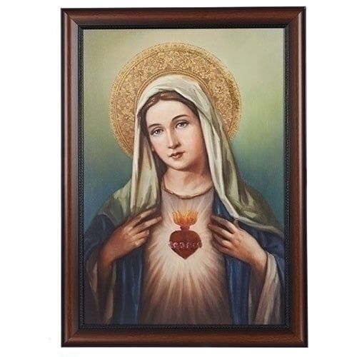 IMMACULATE HEART FRAMED JS 27&quot; NC