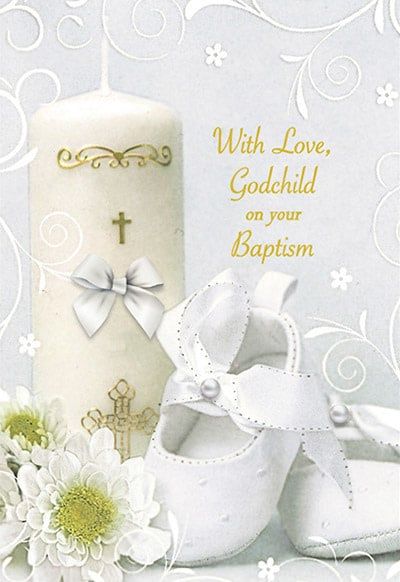 85563 GODCHILD BAPTISM CARD