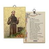 FRANCIS MOSAIC PLAQUE 4 X 6&quot; ENGLISH