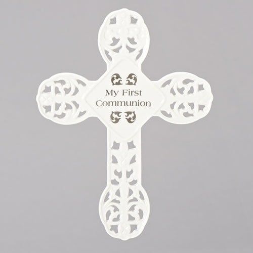 MY FIRST COMMUNION WALL CROSS - 8.25&quot;H