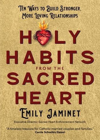 HOLY HABITS FROM THE SACRED HEART - JAMINET