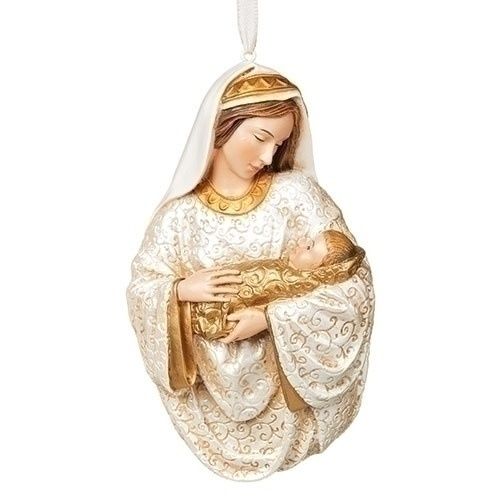 MARY OR JOSEPH, W BABY ORNAMENT - 5.5&quot;H