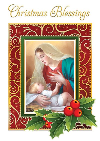 86108 CHRISTMAS BLESSINGS CARDS BOXED