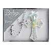 ROSARY BABY BOY - 2PC SET &amp; CROSS 4&quot;