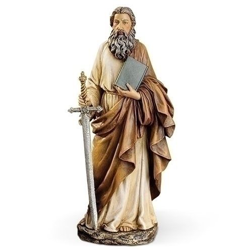 PAUL W/BOOK FIGURE 10.5&quot;H