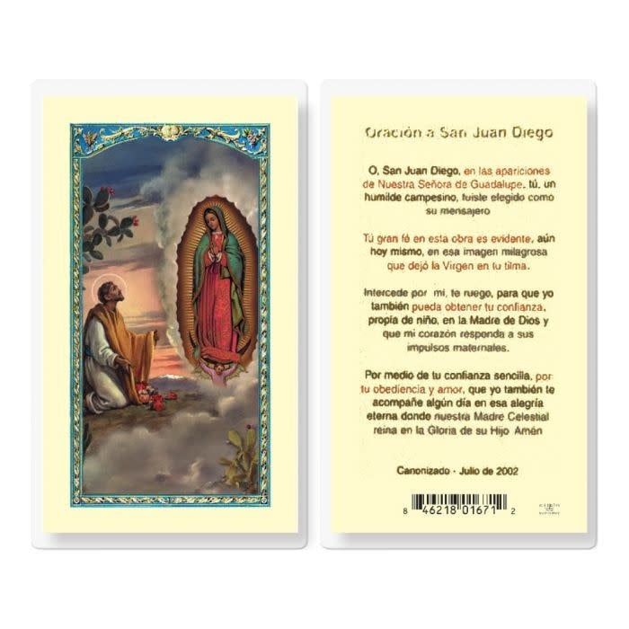 SAN JUAN DIEGO HOLY CARD - SPANISH