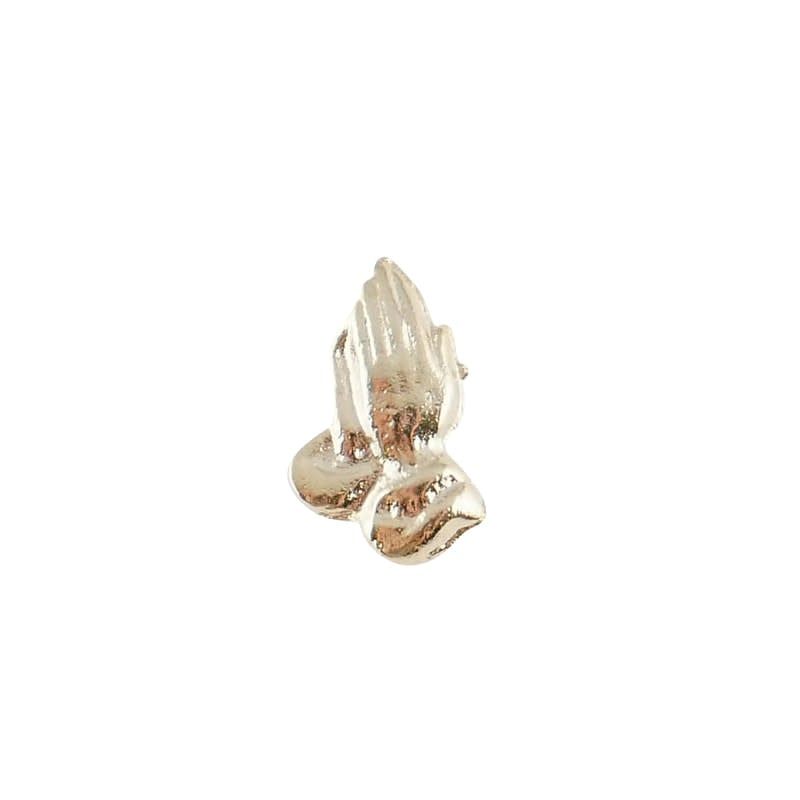 PRAYING HANDS GLD PIN