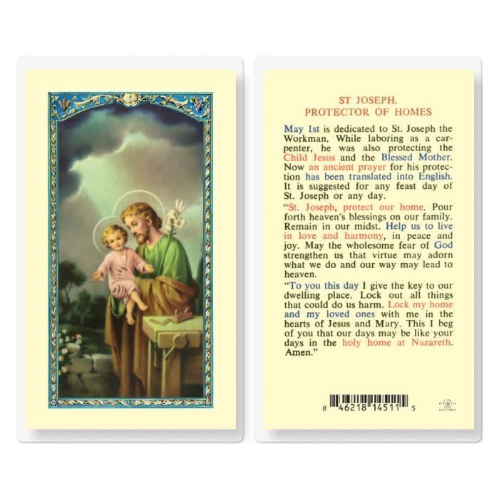 JOSEPH PROTECTOR OF HOMES HOLY CARD NC