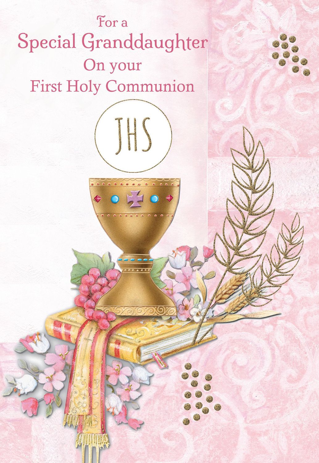 86942 SPECIAL GRANDDAUGHTER COMMUNION CARD