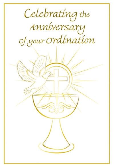 88420 ORDINATION ANNIVERSARY CARD