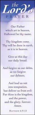 LORD&#39;S PRAYER (MATTHEW 6:9-13) BOOKMARKS