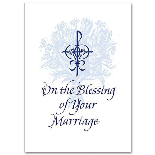 WCB1868 ON THE BLESSING OF YOUR MARRIAGE CARD
