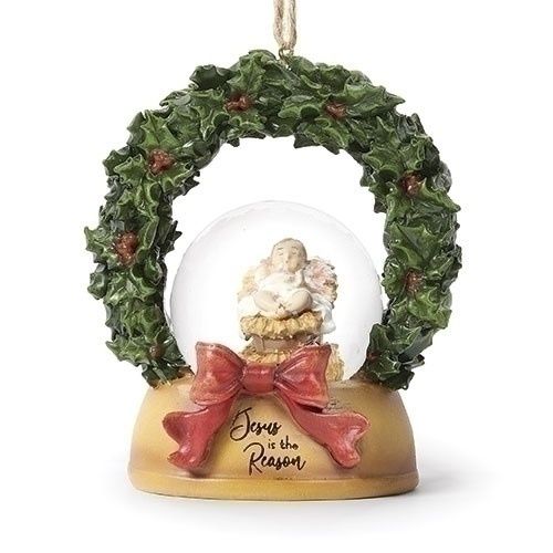 JESUS IS THE REASON DOME ORNAMENT - 3.75&quot;H