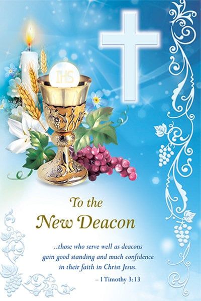 82291 DEACON ORDINATION CARD
