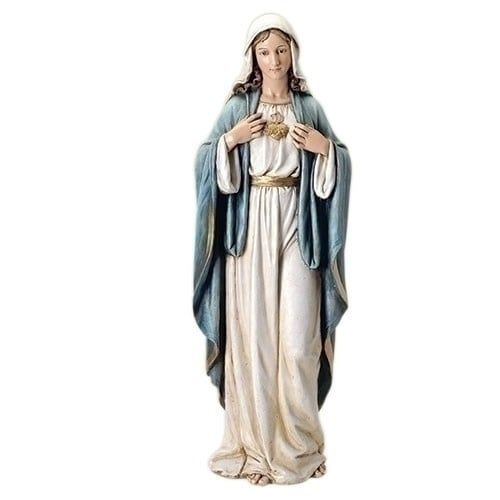 IMMACULATE HEART OF MARY STATUE 37&quot; NC