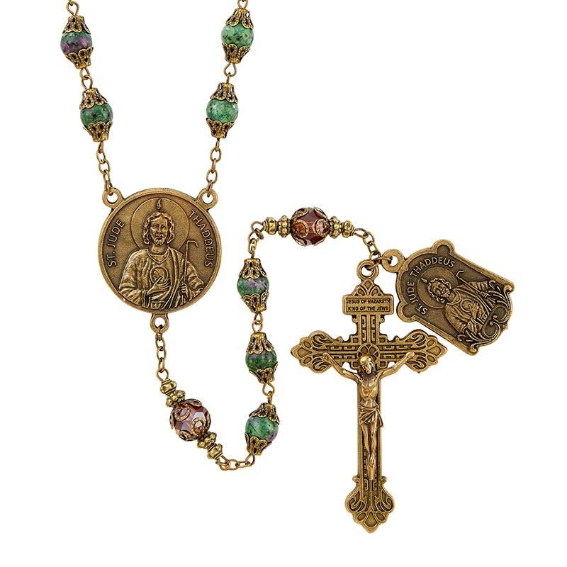 VINTAGE ROSARY - ST JUDE THADEUS