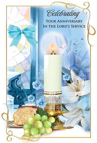 82367 LORD&#39;S SERVICE ANNIVERSARY CARD