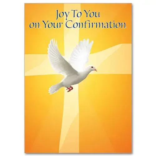 CB1697 JOY TO YOU ON YOUR CONFIRMATION CARD