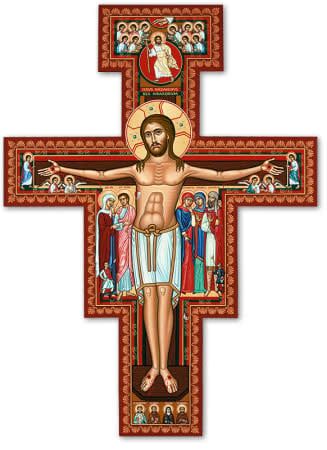 SAN DAMIANO CROSS - MAGNET