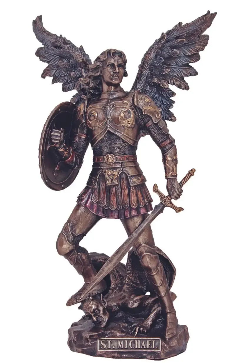 MICHAEL ARCHANGEL BRONZE - 12.75&quot; - NC