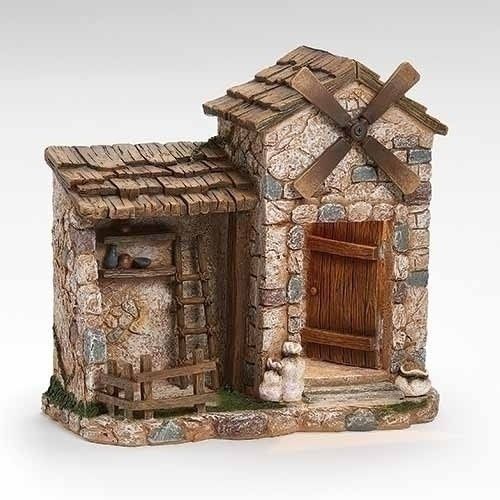 NATIVITY FARMHOUSE - 5&quot;H