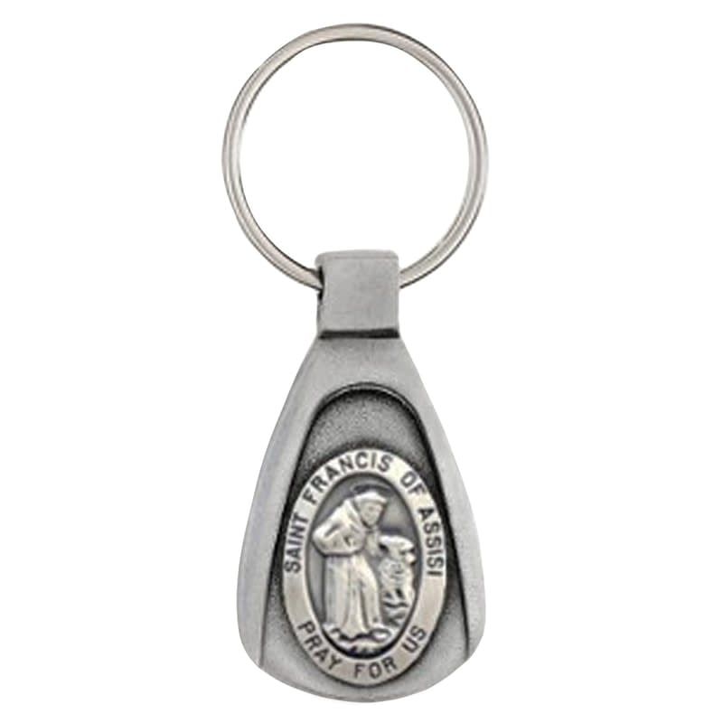 FRANCIS PRAY FOR US KEY RING