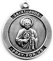 JUDE RND BRASS MEDAL