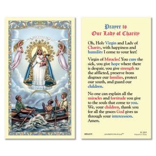 OL CHARITY HOLY CARD - ENG - NC