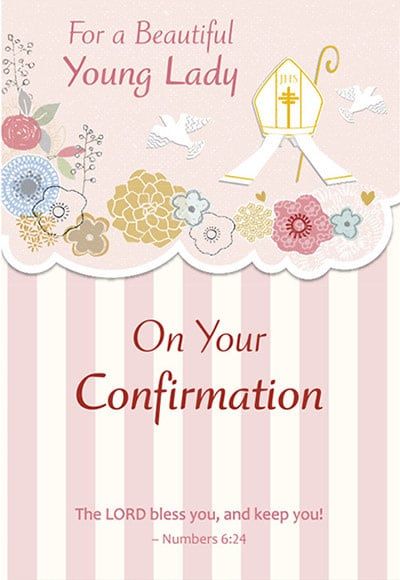 85545 - GIRL CONFIRMATION - FOR A BEAUTIFUL YOUNG LADY CARD