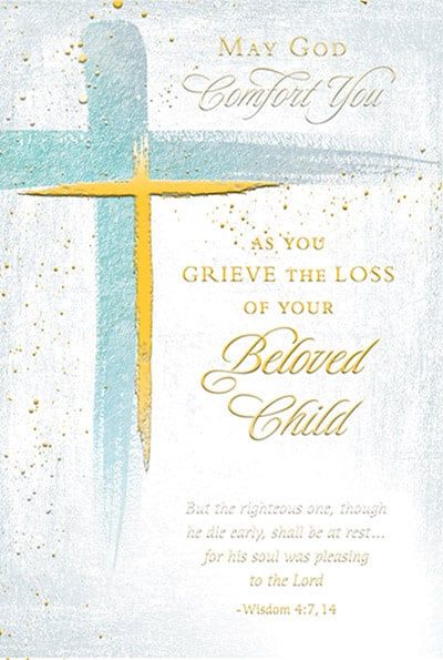 89136 LOSS OF CHILD SYMPATHY CARD