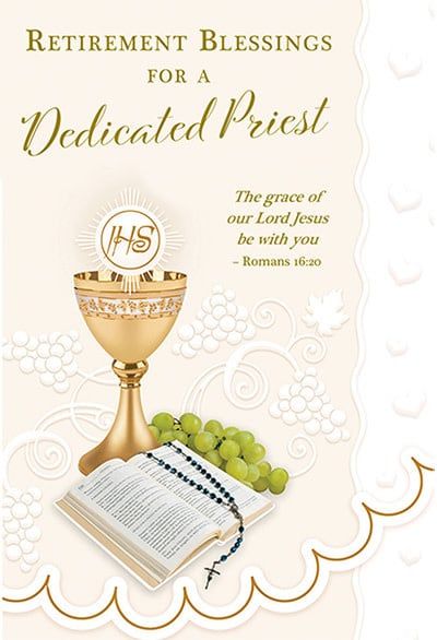 88422 PRIEST RETIREMENT CARD