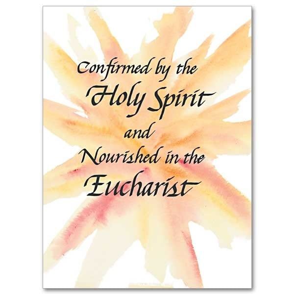 WCA8104 CONFIRMED BY THE HOLY SPIRIT CARD