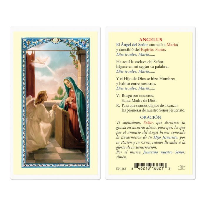 ANGELUS SPANISH CARD HOLYCARD