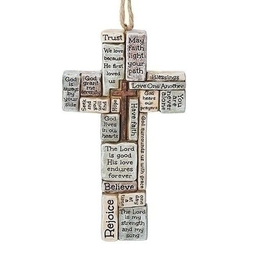 CROSSWORD ORNAMENT - 4.25&quot;H