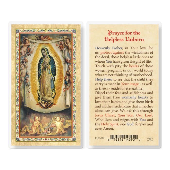 PRAYER FOR THE HELPLESS UNBORN