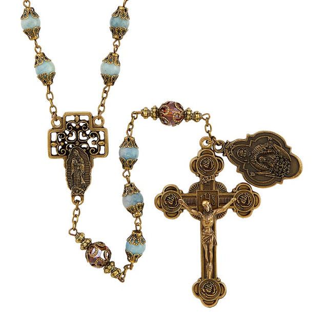 VINTAGE ROSARY - OL GUADALUPE