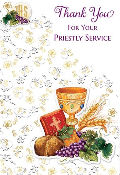 86899 PRIEST THANK YOU CARD