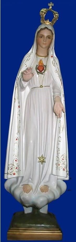 FATIMA W SACRED HEART  STATUE - 26&quot;