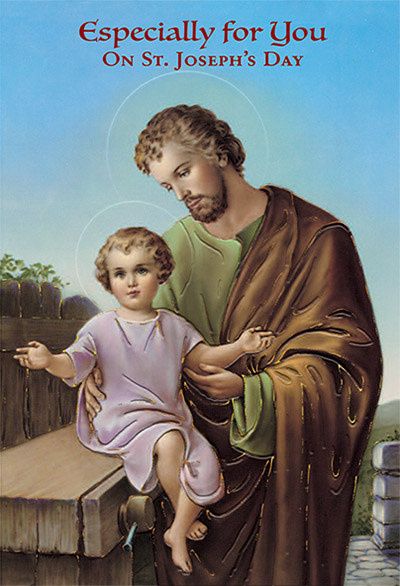 89719 ST. JOSEPH&#39;S DAY CARD