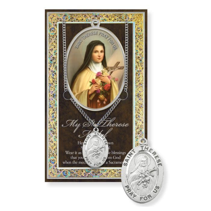 THERESE MEDAL PWT INFO CARD - 18&quot;