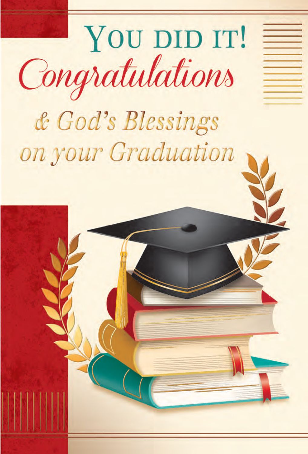 86142 GRADUATION - YOU DID IT CARD