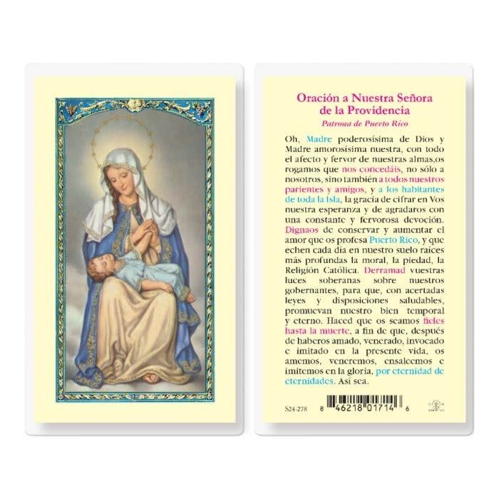 ORACION NUESTRA SENORA DE LA PROVIDENCIA HOLY CARD